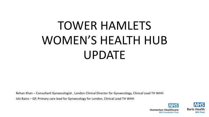 tower hamlets women s health hub update