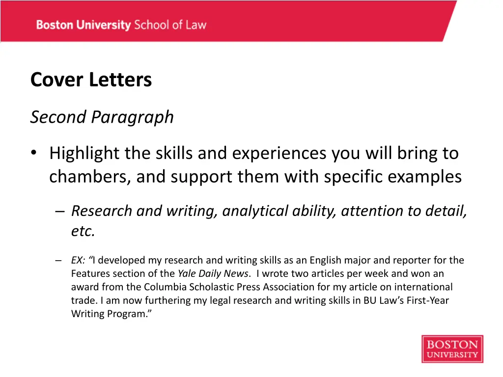 cover letters 2