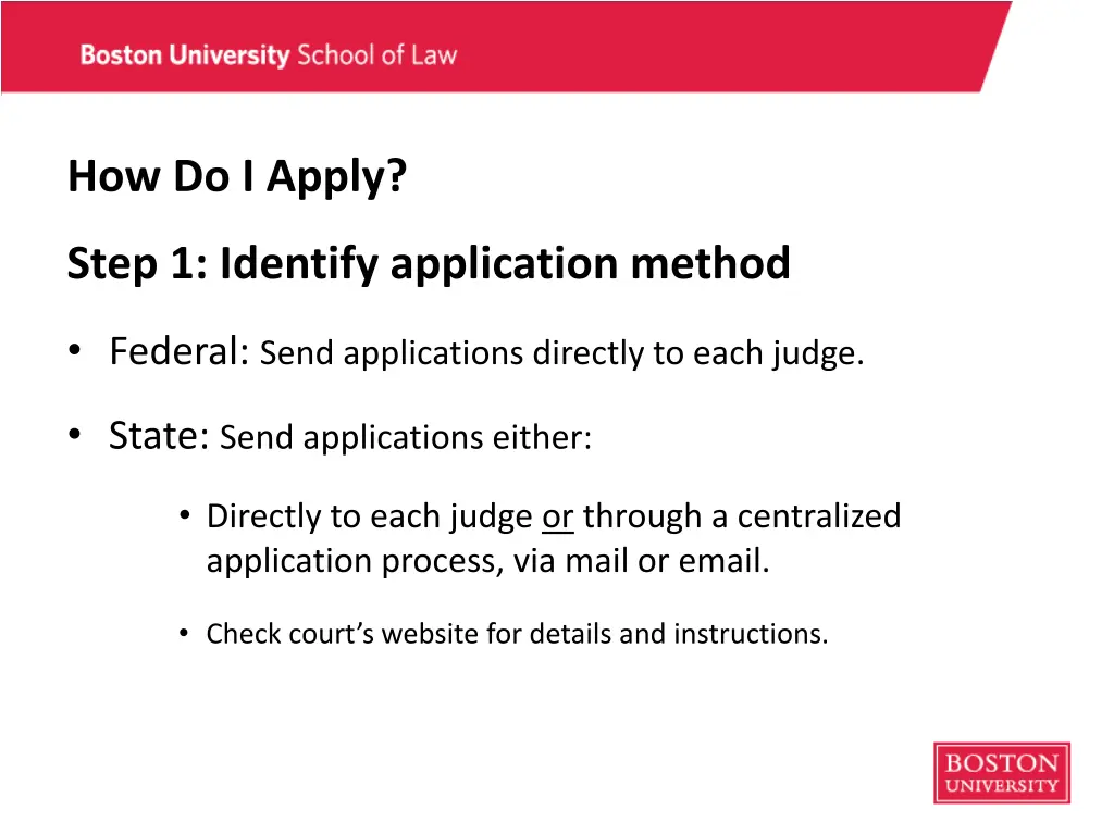 how do i apply