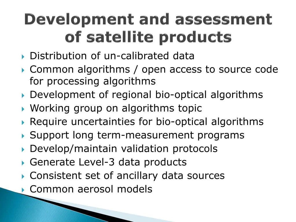 distribution of un calibrated data common