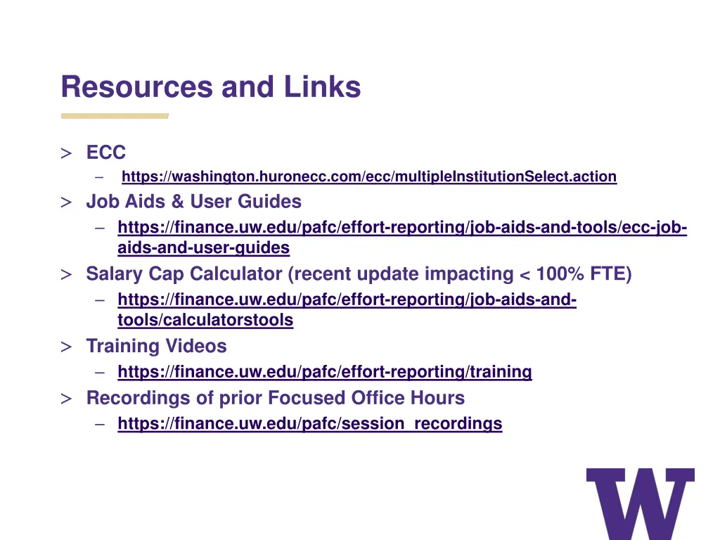 resources and links