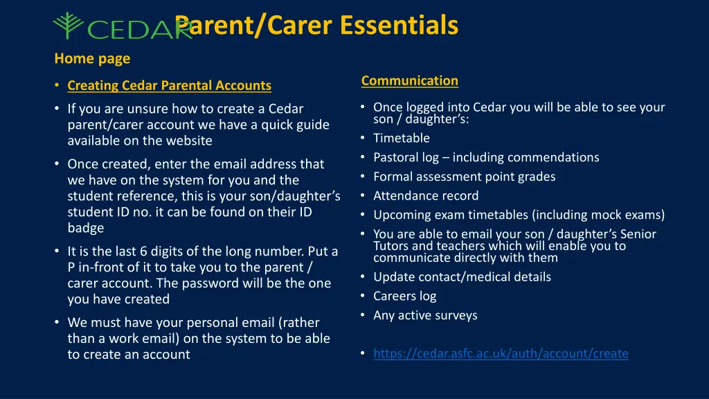 parent carer essentials