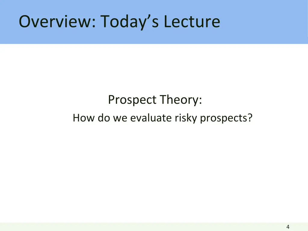 overview today s lecture