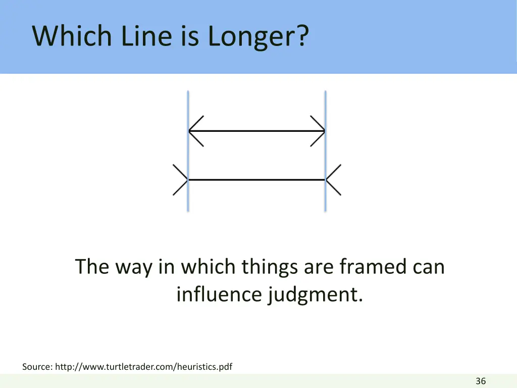 which line is longer