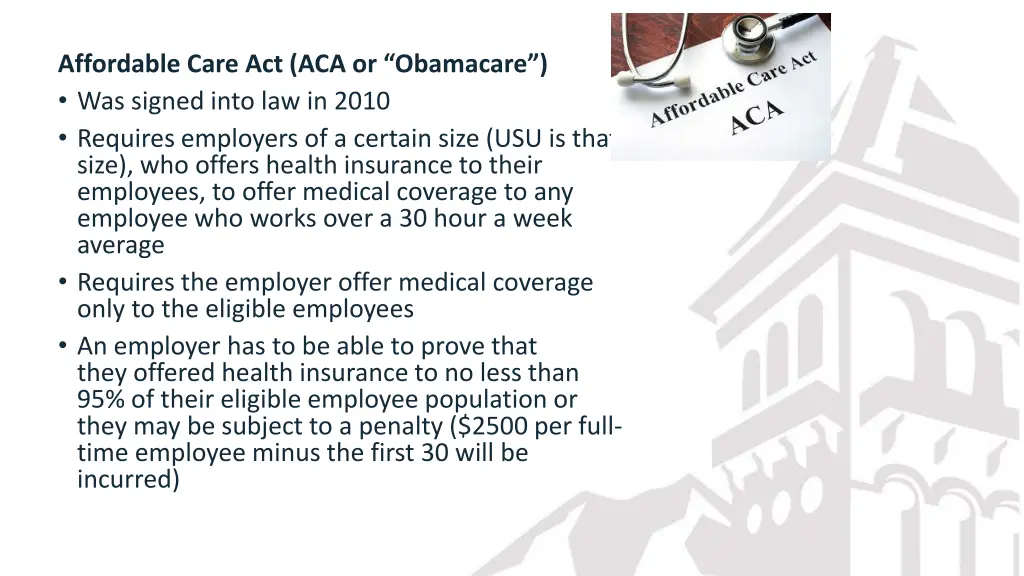 affordable care act aca or obamacare was signed