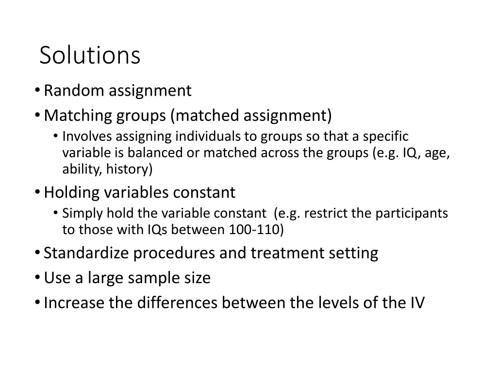 solutions