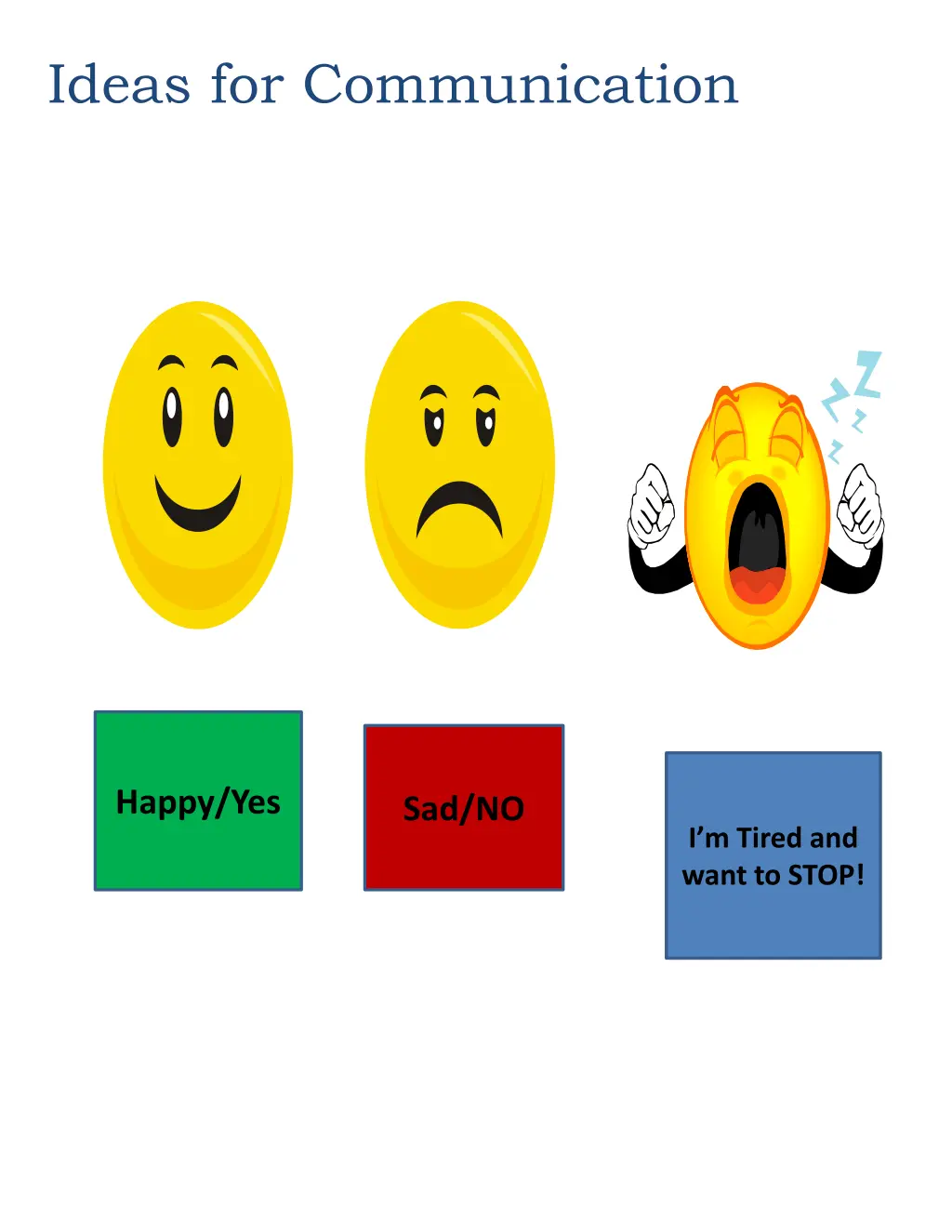 ideas for communication