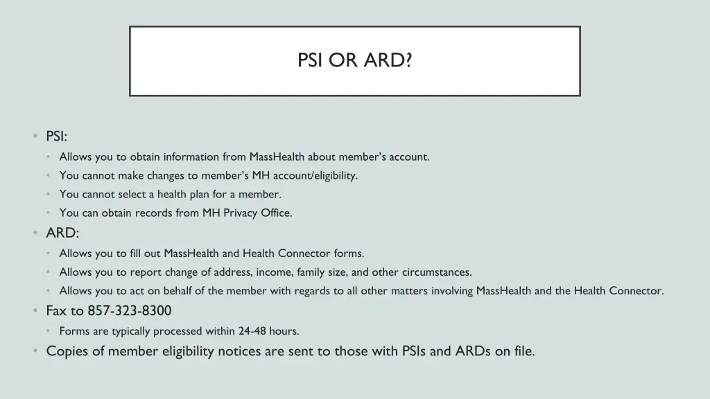 psi or ard