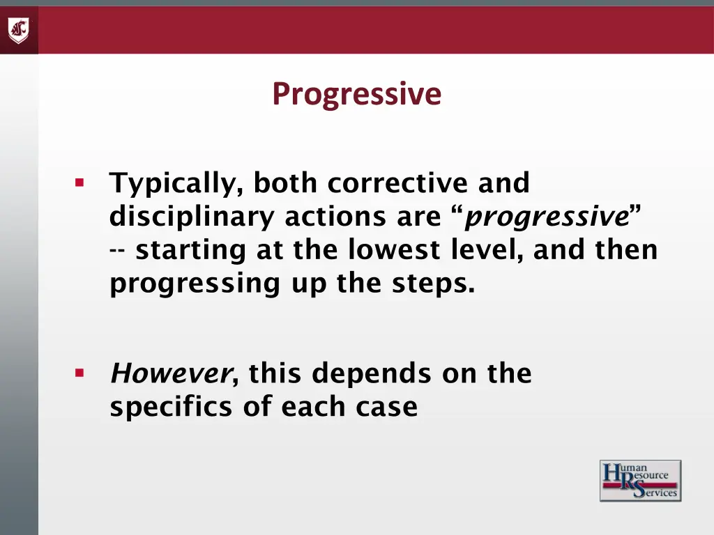 progressive