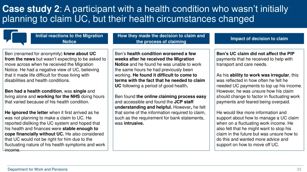 case study 2 a participant with a health