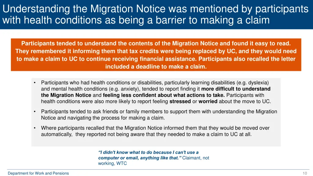 understanding the migration notice was mentioned