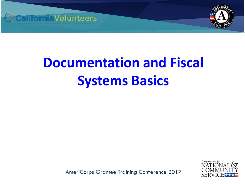 documentation and fiscal systems basics