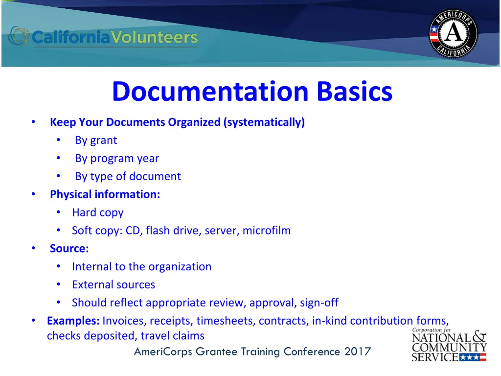 documentation basics 1