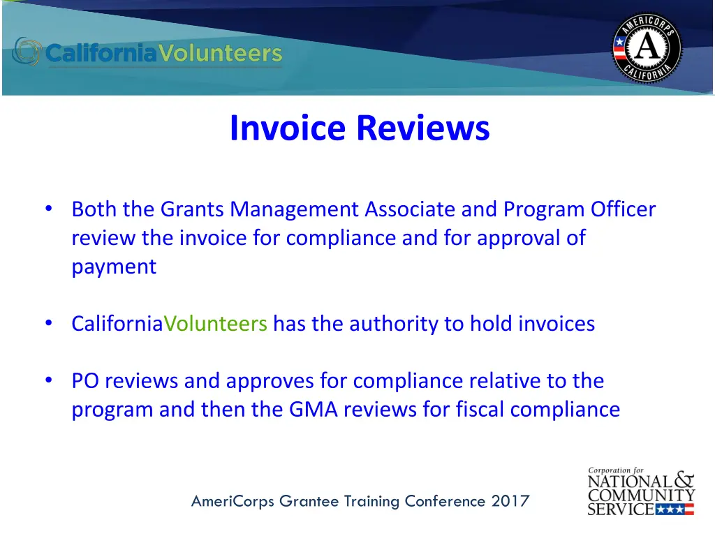 invoice reviews