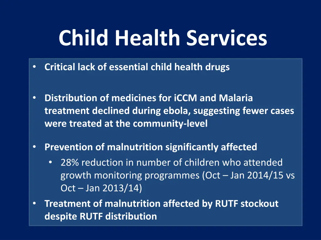 child health services