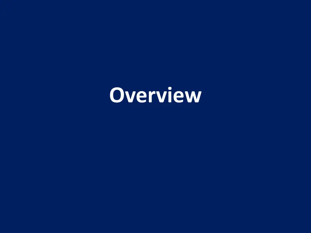 overview