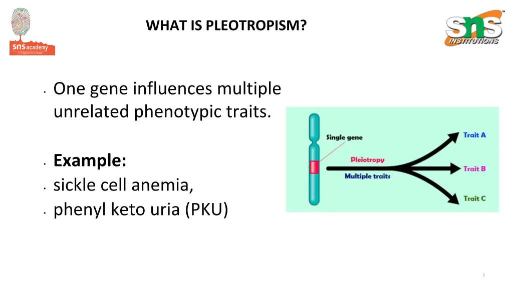what is pleotropism