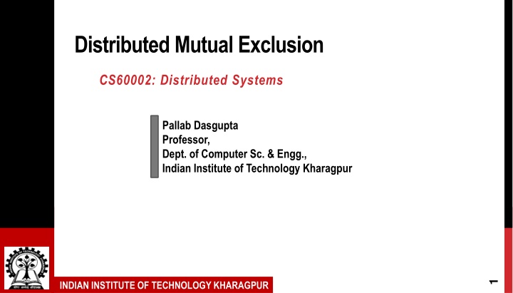 distributed mutual exclusion