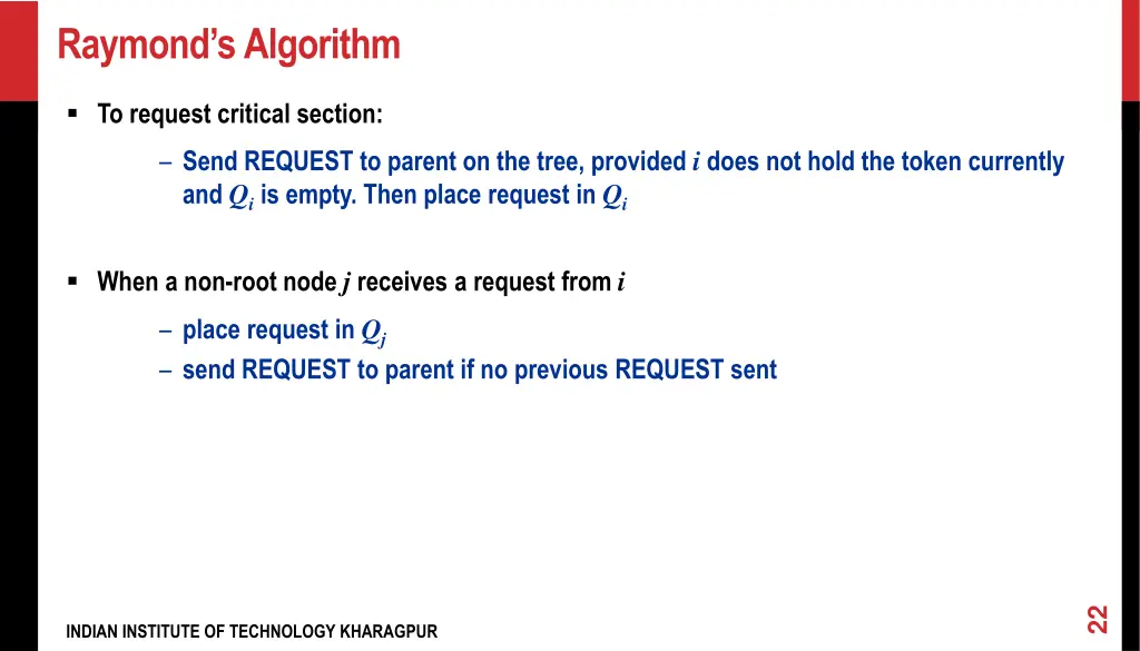 raymond s algorithm 1