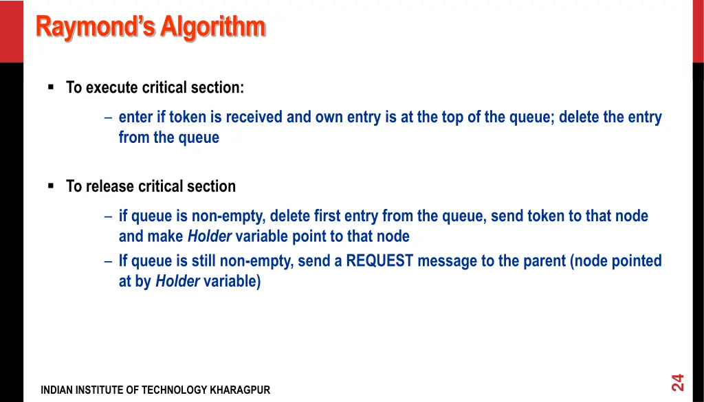 raymond s algorithm 3