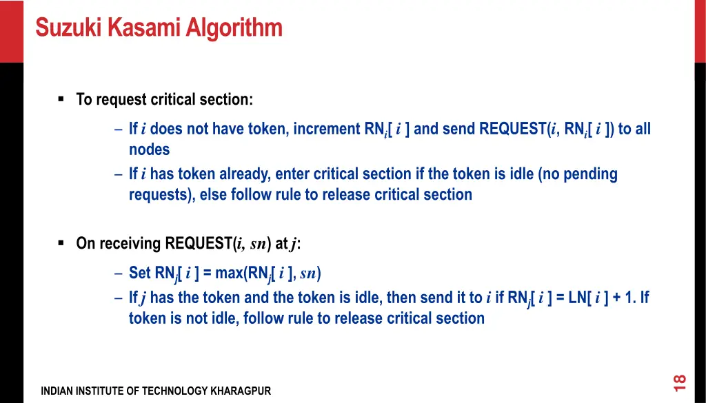 suzuki kasami algorithm 2