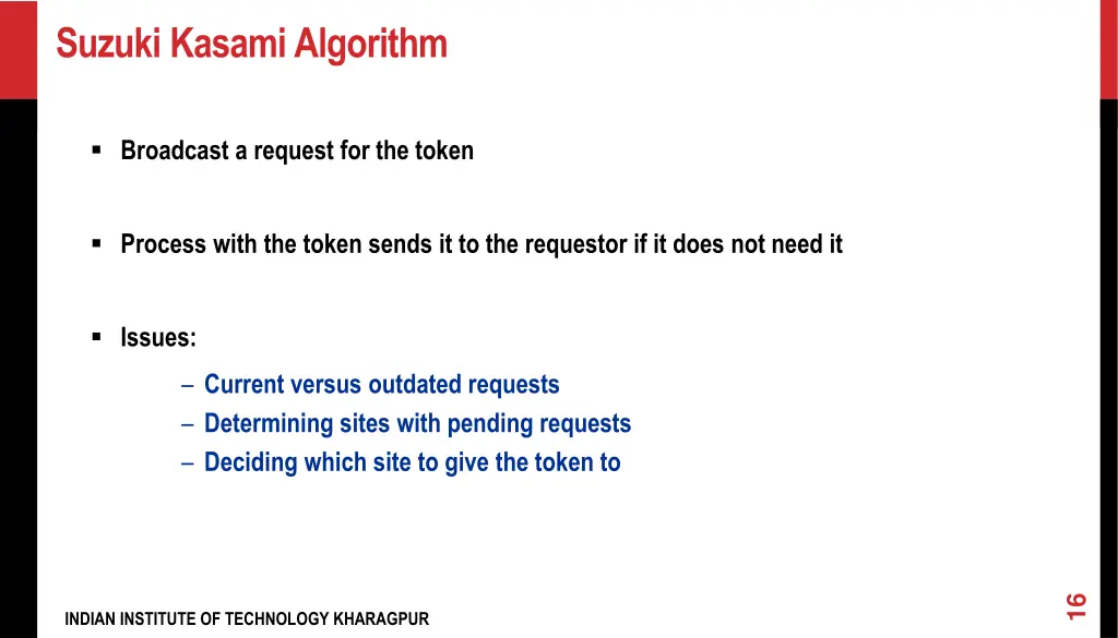 suzuki kasami algorithm