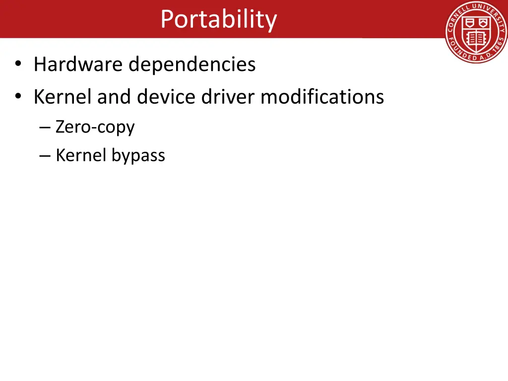 portability