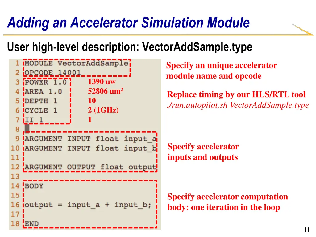 adding an accelerator simulation module