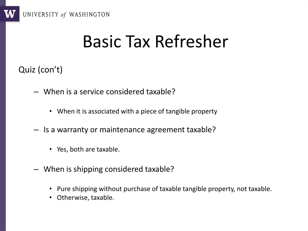 basic tax refresher 1