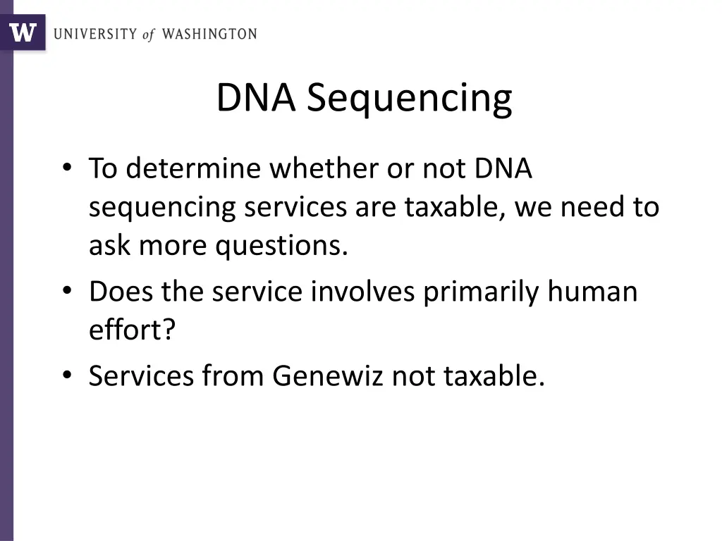dna sequencing