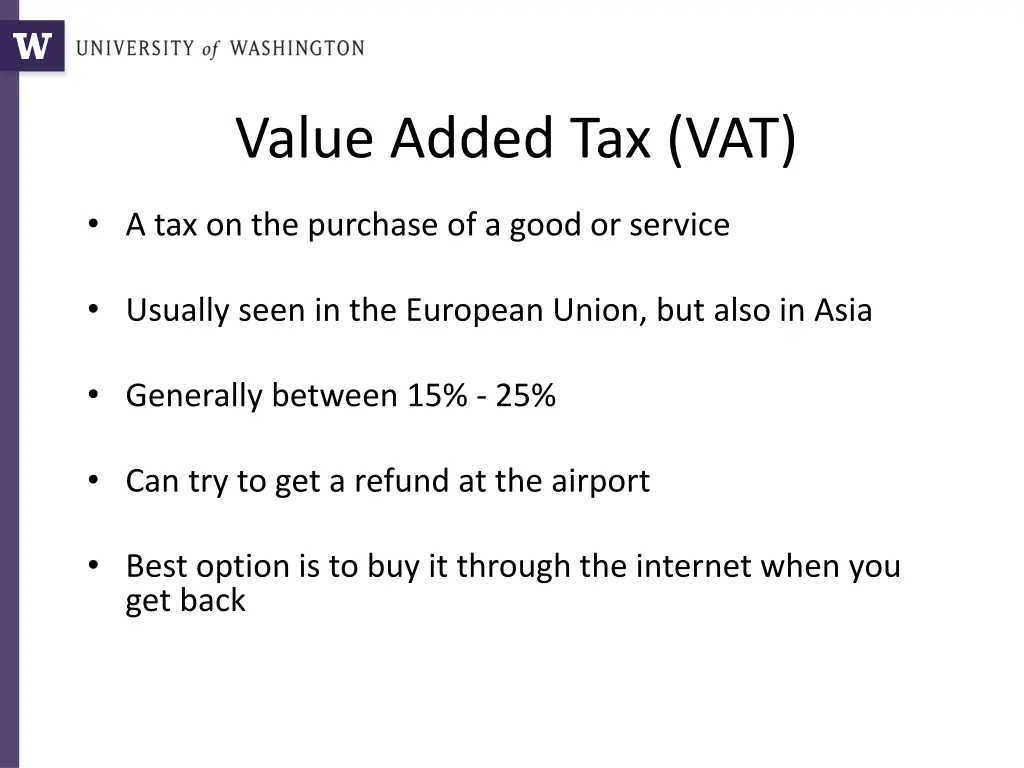 value added tax vat