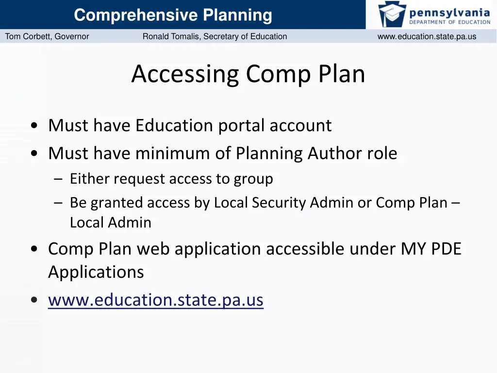 comprehensive planning 22