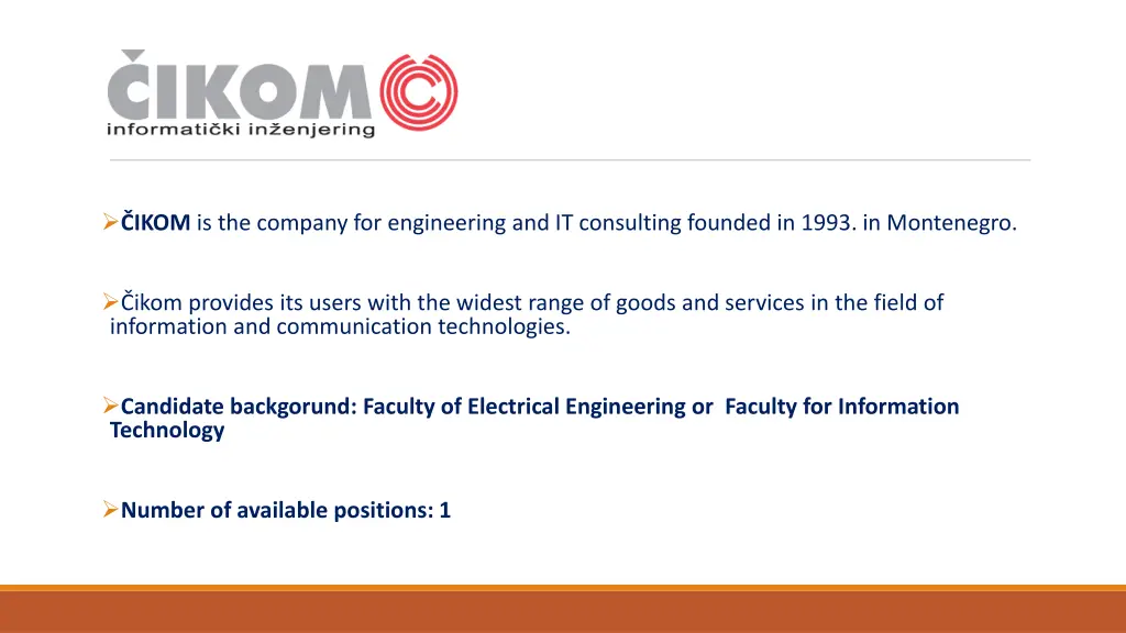 ikom is the company for engineering