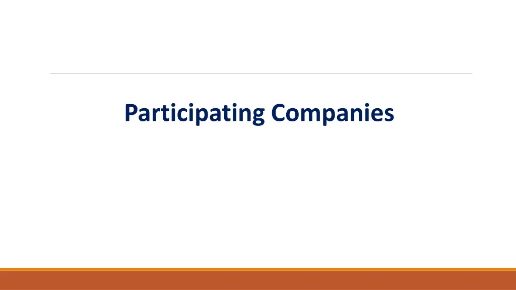 participating companies