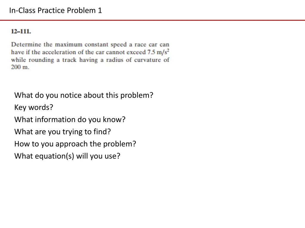 in class practice problem 1