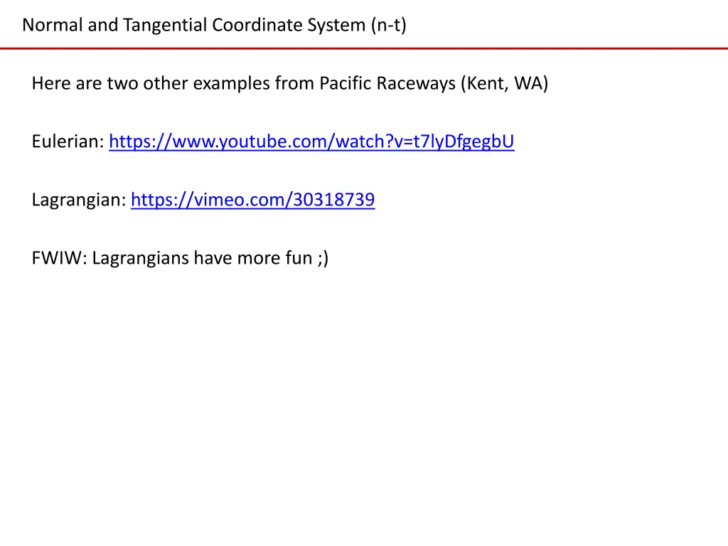 normal and tangential coordinate system n t 2