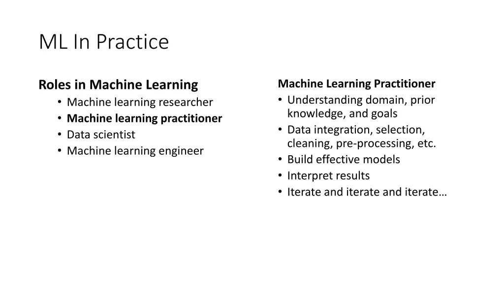ml in practice 1