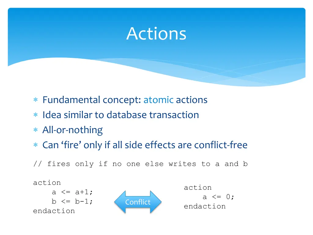 actions