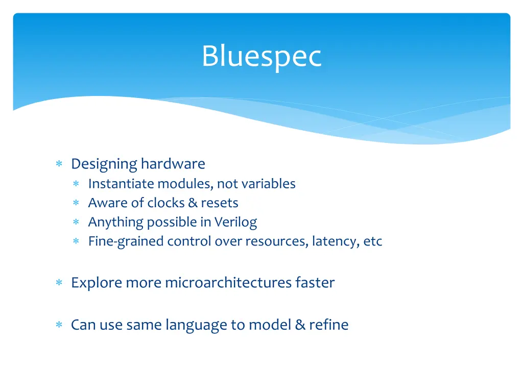 bluespec 1