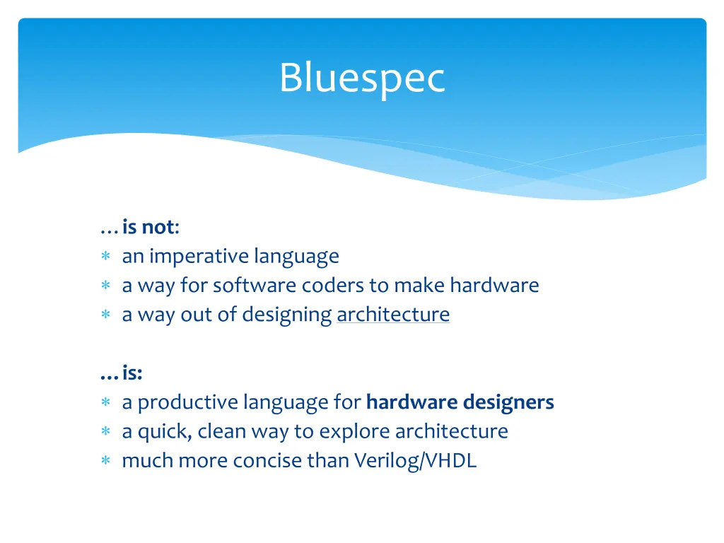 bluespec