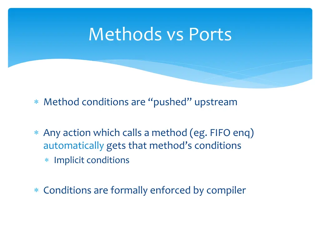 methods vs ports 2