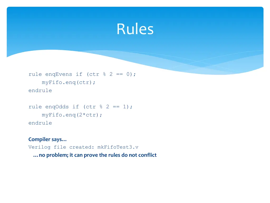rules 3