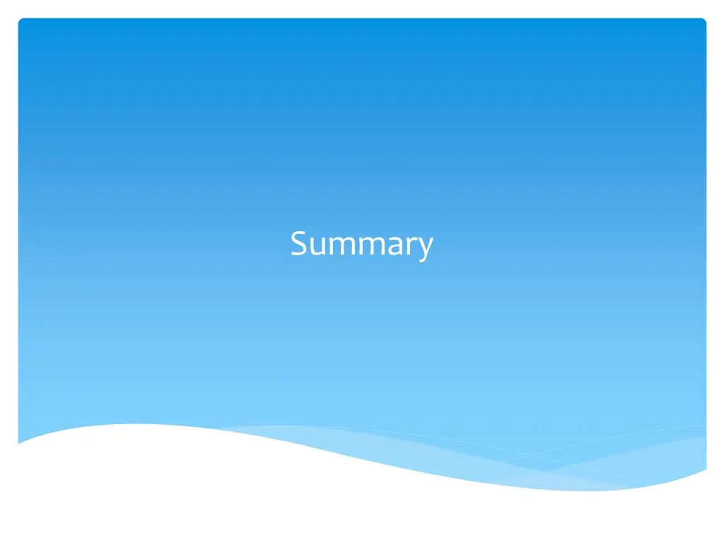 summary