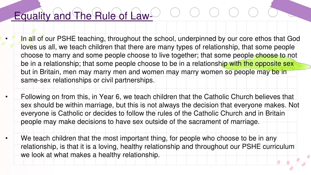 equality and the rule of law