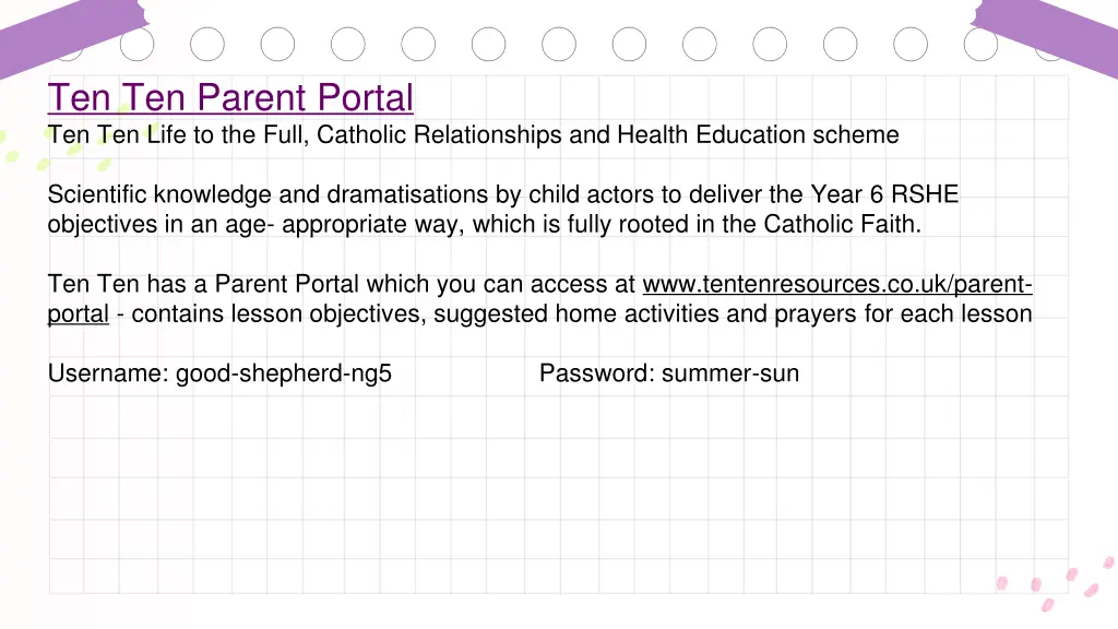 ten ten parent portal ten ten life to the full