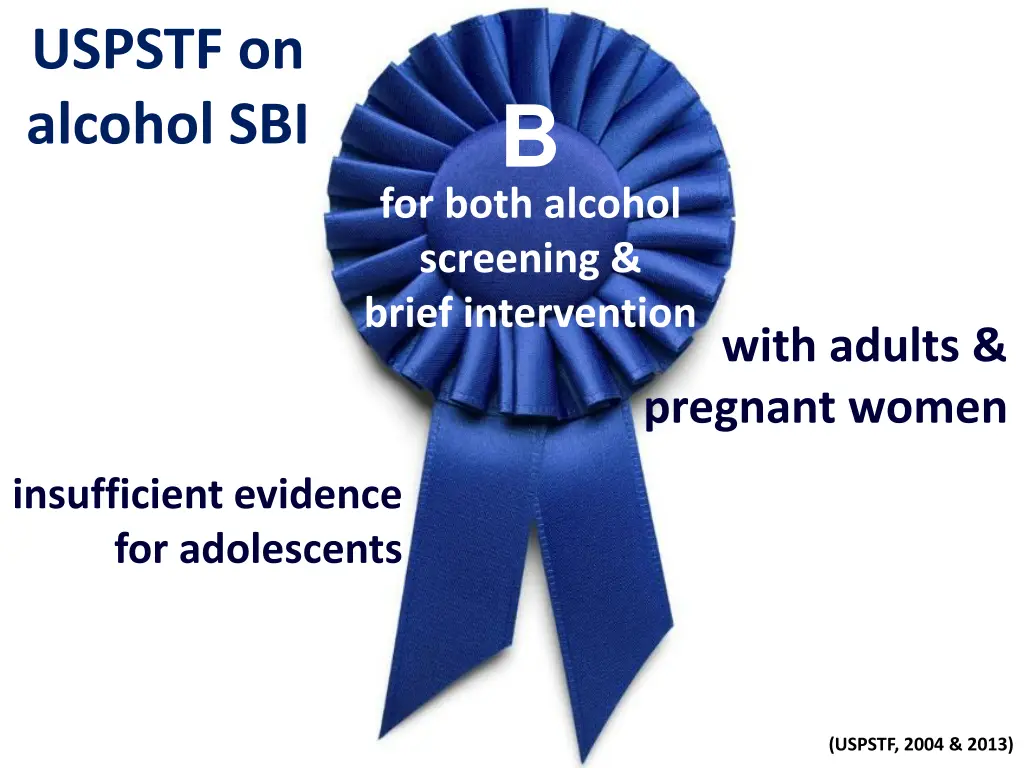 uspstf on alcohol sbi