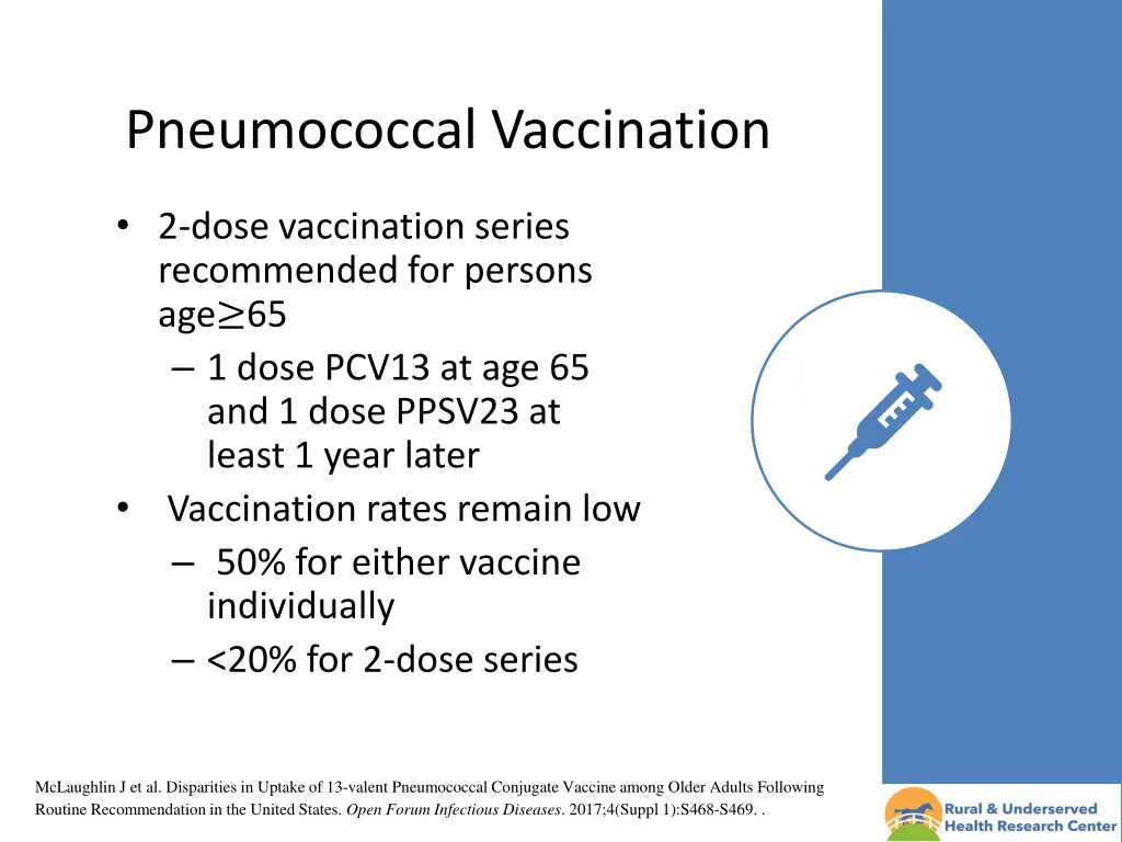 pneumococcal vaccination