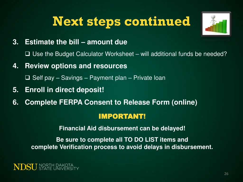 next steps continued