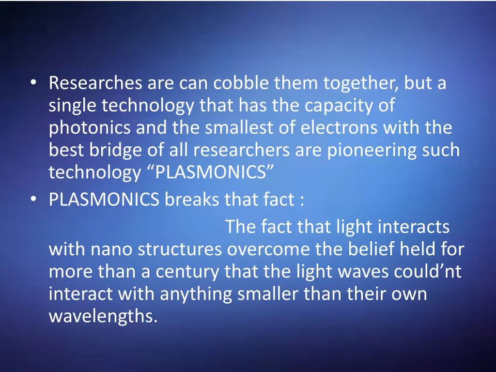 researches are can cobble them together