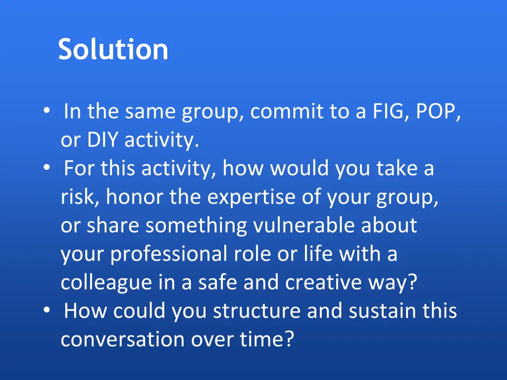 solution